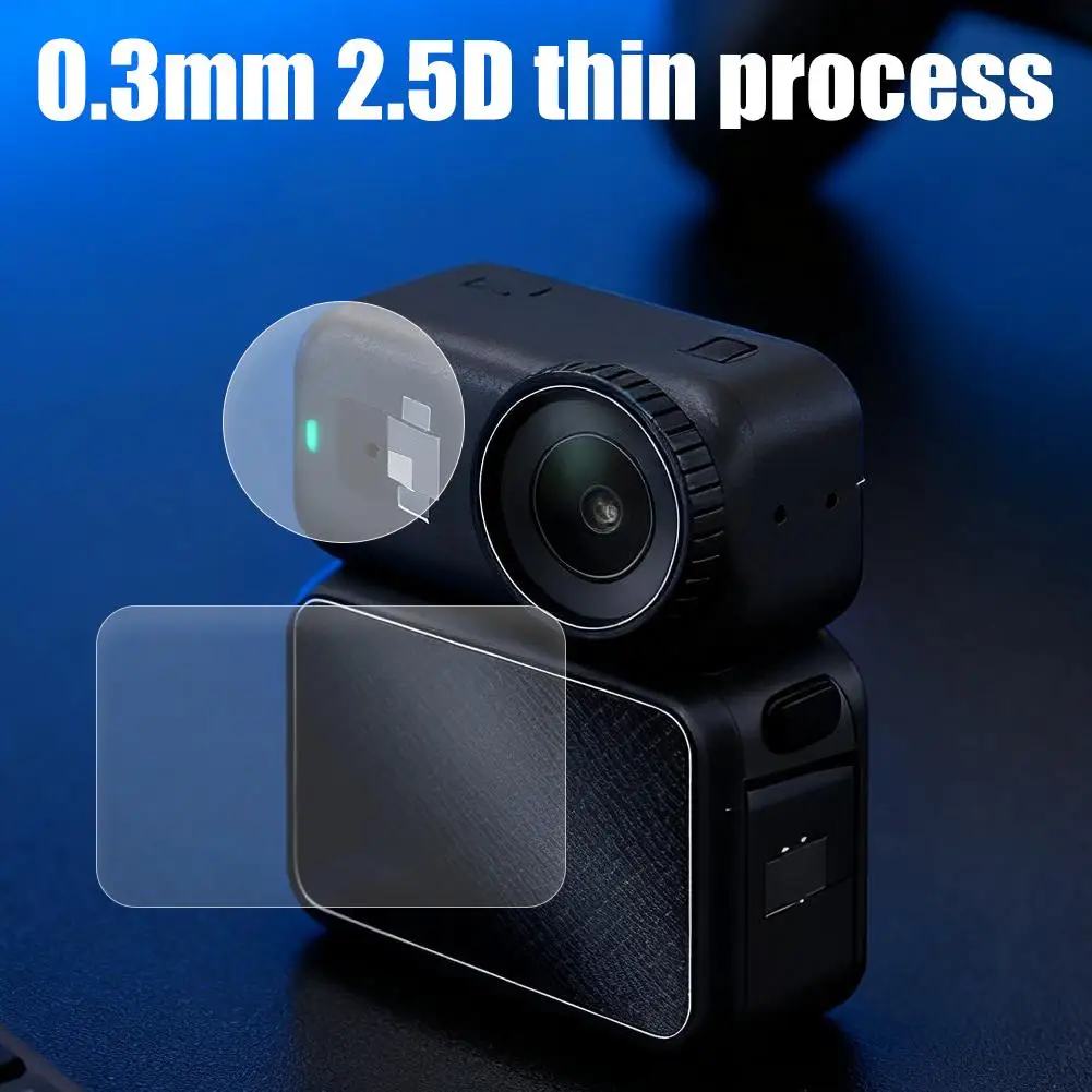 Screen Protector for dji Osmo Nano, HD Tempered Glass 9H Hardness Scratch Anti-Fingerprin Lens Protector for dji Osmo Nano