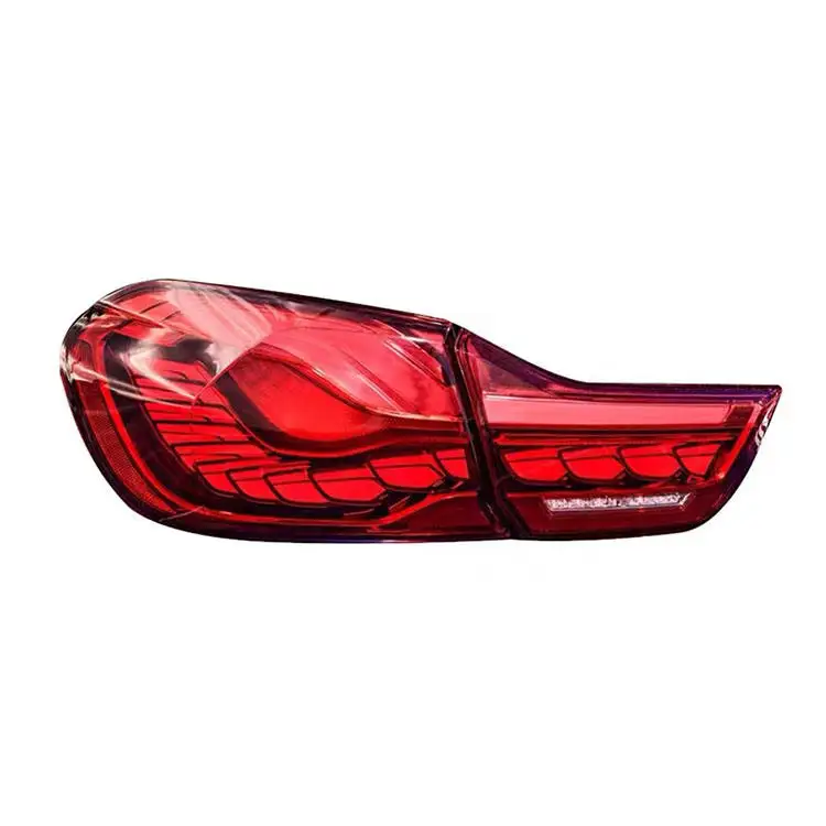 

TUZHIHAO for BMW 4 Series V2 2013-2020 Car Taillight Assembly M4 F82 GTS Running Water Turn Signal Refitted Red Lens for F32 F36