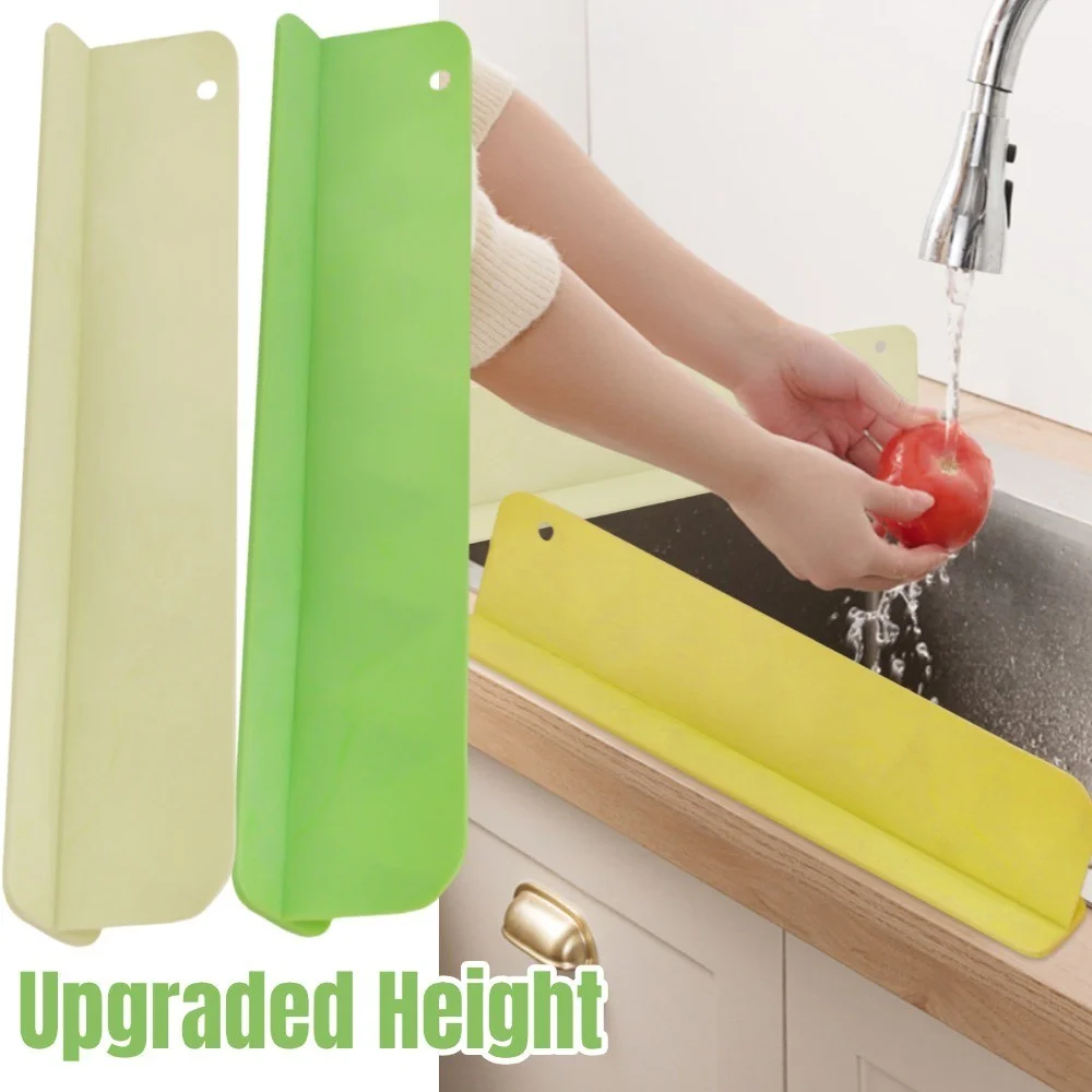 

Household Dishwashing Sink Water Retaining Barrier Bottom Suction Cup Silicone Sink Splashproof Plate for Kitchen Countertop