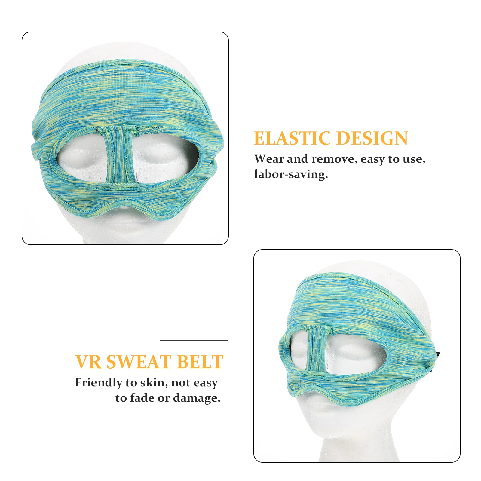 

VR Mask Cover Comfortable Headset Sweat Band VR Eye Mask Sleep Eyemask Elastic Design Gaming Accessories Virtual Reality Face