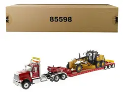 Diecast Masters DM85598 International Hx520 Tractor Low Loader 12M3 1/50 Scale Die-Cast Model