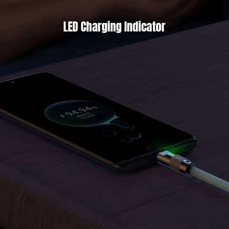 Kabel USB do szybkiego ładowania typu C Kabel Lightning Micro USB Miękki kolor Kabel do szybkiego ładowania 6A do iPhone Xiaomi Redmi