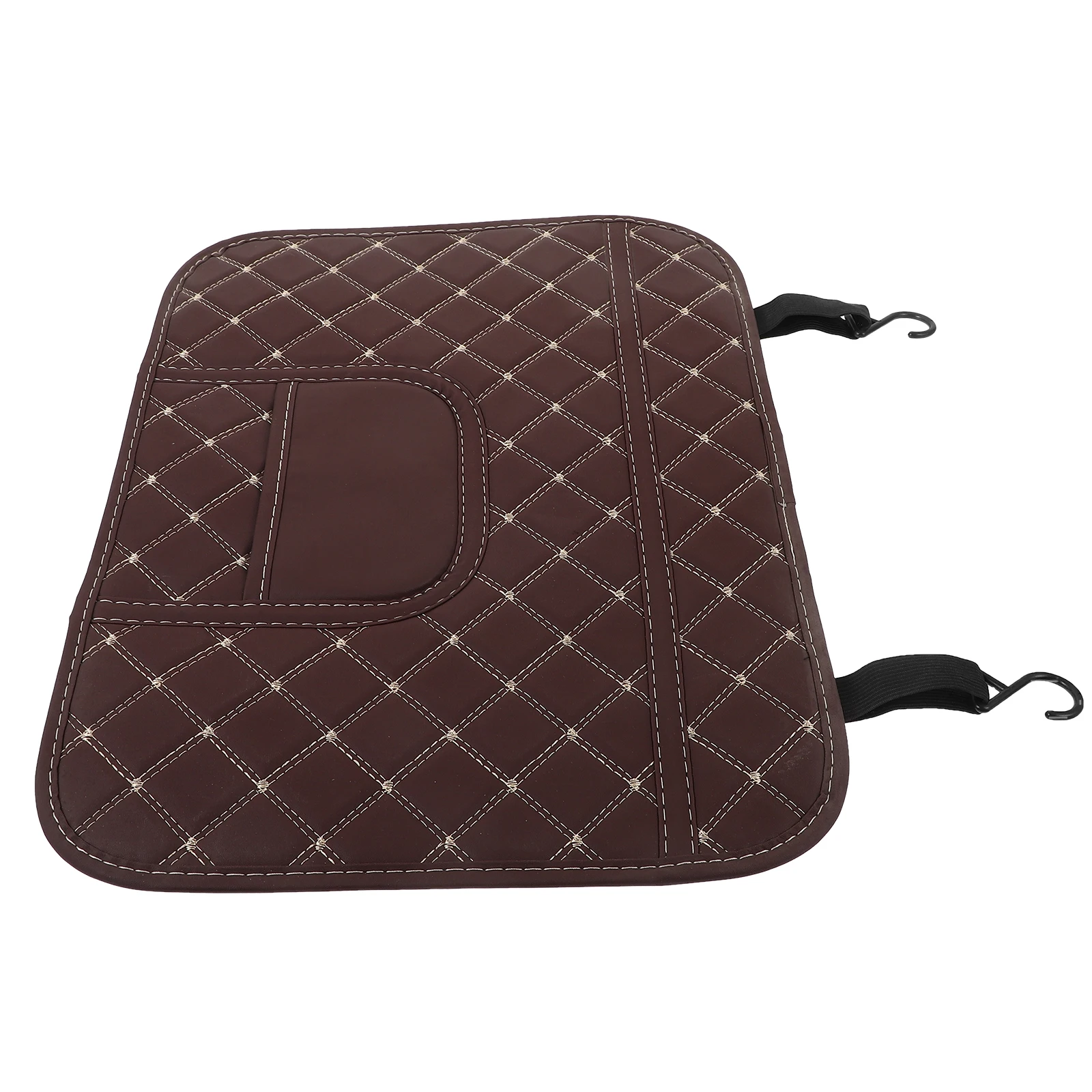

Car Seat Kick Protector Short Beige Back Seat Cover for Seats Easy Clean Anti Scratch Car Interior Accessories
