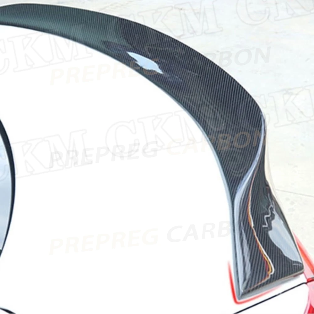 

Carbon Fiber for Maserati Ghibli Q4 2014 2015 2016 2017 Rear Boot Spoiler Wings Car Racing Trunk Trim Sticker Spoiler