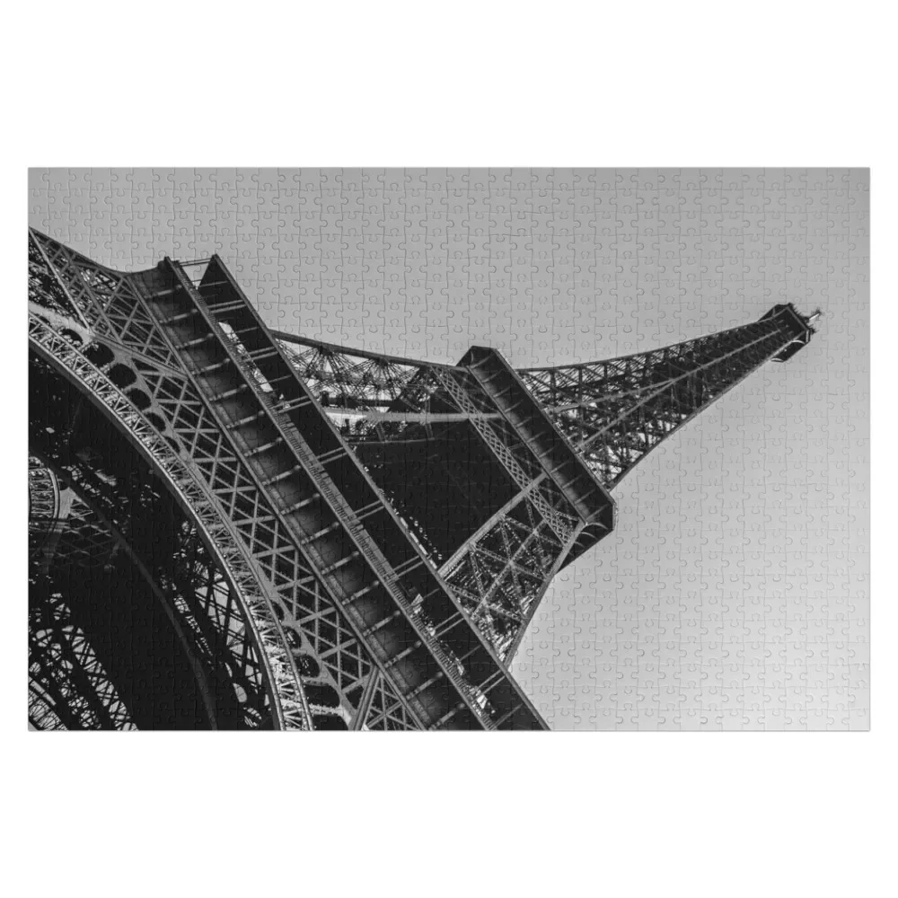 

The famous Eiffel Tower seen from below Jigsaw Puzzle Custom Wood For Children Puzzle