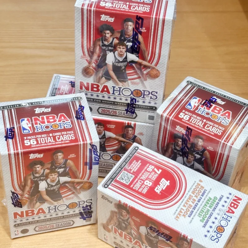 nouvelles-cartes-a-collectionner-authentiques-topps-nba-basketball-saison-2025-2026-serie-hanger-pack-value-pack-jouets-et-cadeaux