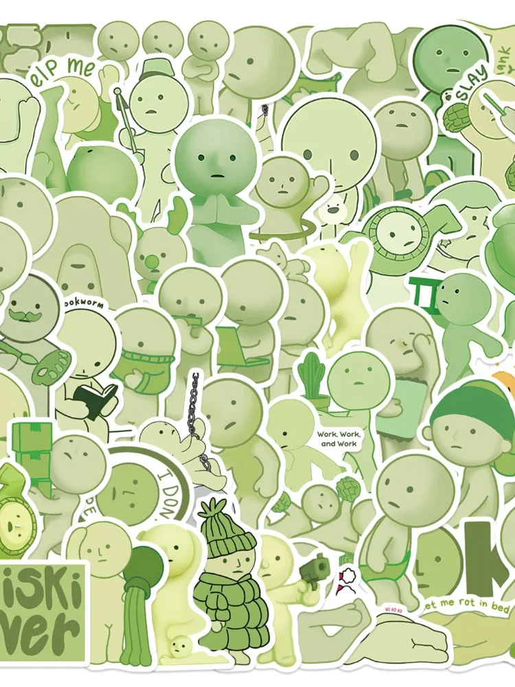 AliExpress snapseed 54Pcs Smiski Stickers Vinyl Waterproof Sticker DIY Skateboard Laptop Luggage Bike Motorcycle Phone Car Cool Decal Toys