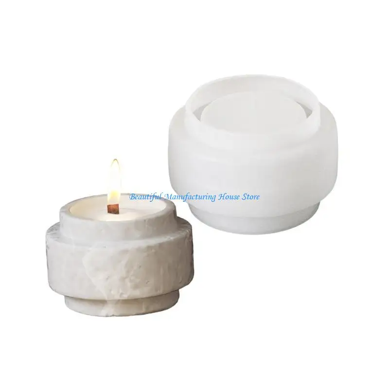 

E56A Soft Silicone Cylinder Mould for Candle Making and Art Supplies Projects