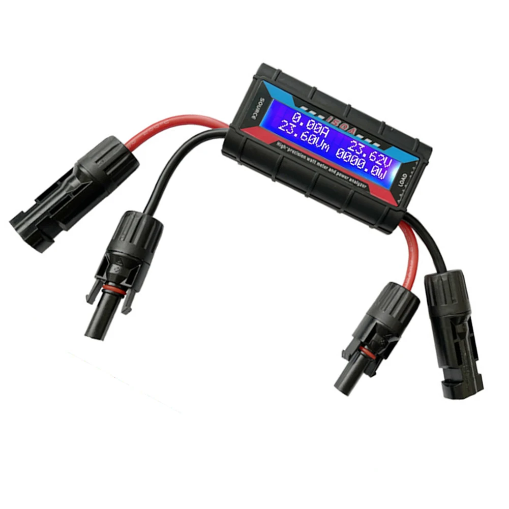 

150A 200A измеритель мощности самолета, солнечный тестер с фотоэлектрическим разъемом, регулятор напряжения для систем производства солнечной энергии