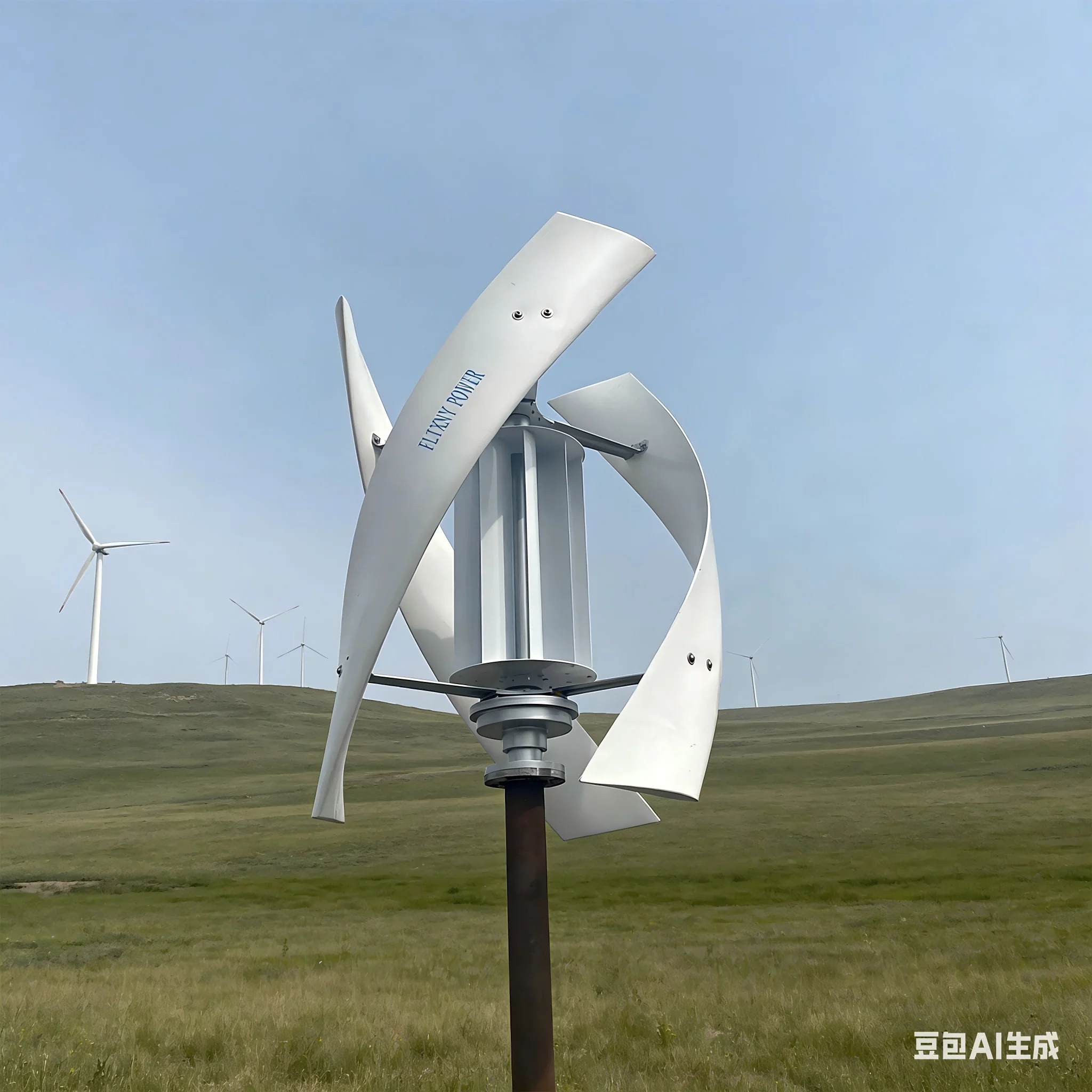 Wind Turbine Generator Kit 2000W - 2000W Vertikale Windturbine Generator-Set mit MPPT-Controller