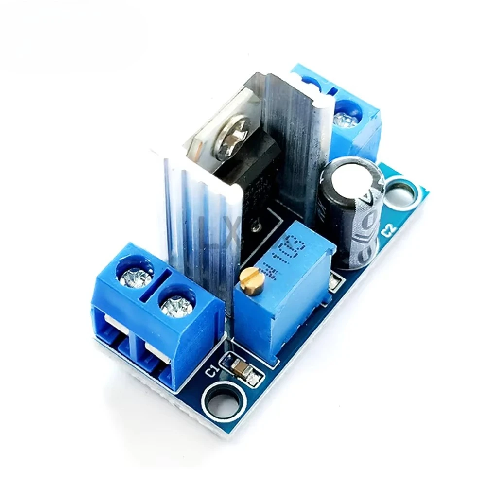 100pcs LM317 Voltage Regulator Module Adjustable Power Supply DC DC Buck Converter Linear Step Down Circuit Board 100PCS