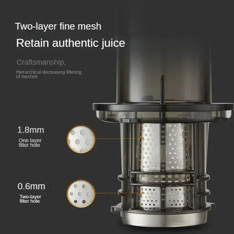 Hot sales Large Caliber Juicer for Home Use Multifunctional  Slag Juice Separation Cold Pressed Fruit Juicer YZJ-C02S5 220V
