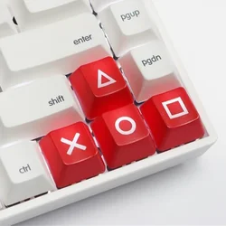 Czerwone czarne nakładki na klawisze Arrow WASD Podświetlane nakładki na klawisze Profil OEM Nakładki na klawisze do gier Cherry MX Switch Mechaniczna klawiatura Niestandardowa nakładka na klawisze