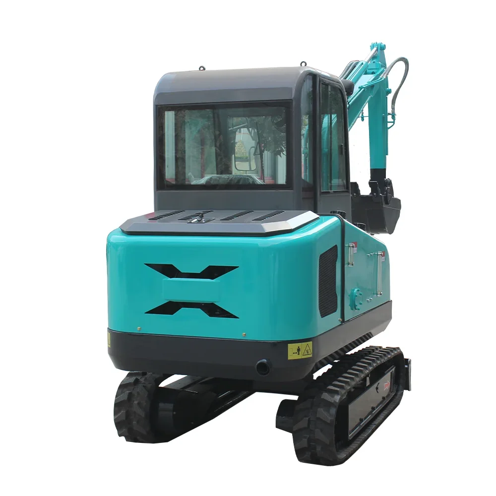 Qilu Construction Equipment Mini Crawler Excavator Hydraulic Construction Diggers Farming Machinery