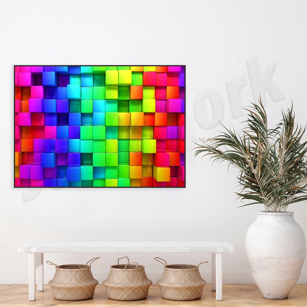 Multicolor bright abstract pai - 3D Printing York 评论和价格