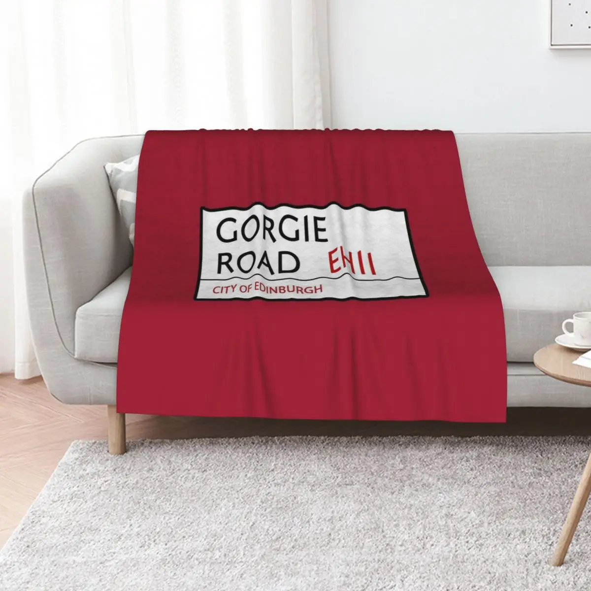 

Gorgie Road (Hearts) Throw Blanket Bed Fashionable Beach Hairy Thermal Blankets