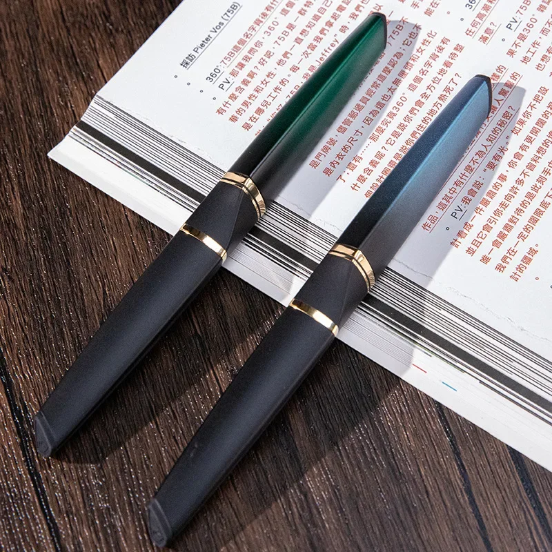 Xinyan قلم حبر معدني ماتي المغناطيسي جذب الكتابة أقلام الحبر 0.5 مللي متر F بنك الاستثمار القومي الراقية هدية القلم لمكتب الأعمال #2