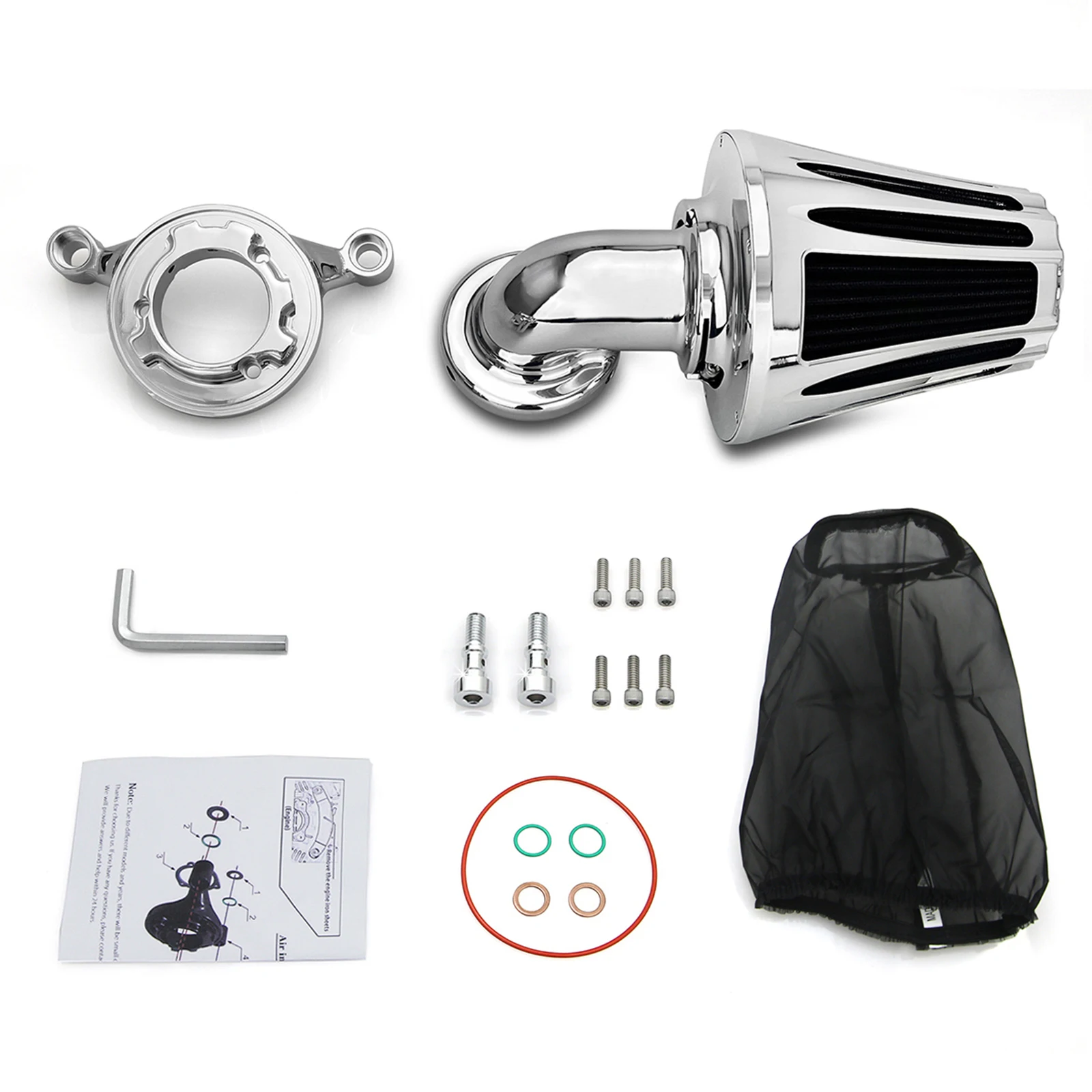 CNC Kegel luchtfilter inlaatfilters ontluchter voor harley Big Twin Softail Dyna Fat Boy Bob Night Train 99-15 touring FLHX