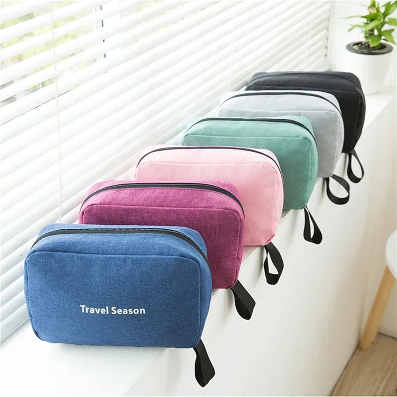 Men Women Toilet Make Up Cosmetic Makeup Bag Case Pouch Travel Organizer for Toiletry Kit Insert Beauty Shower Necessaire Vanity