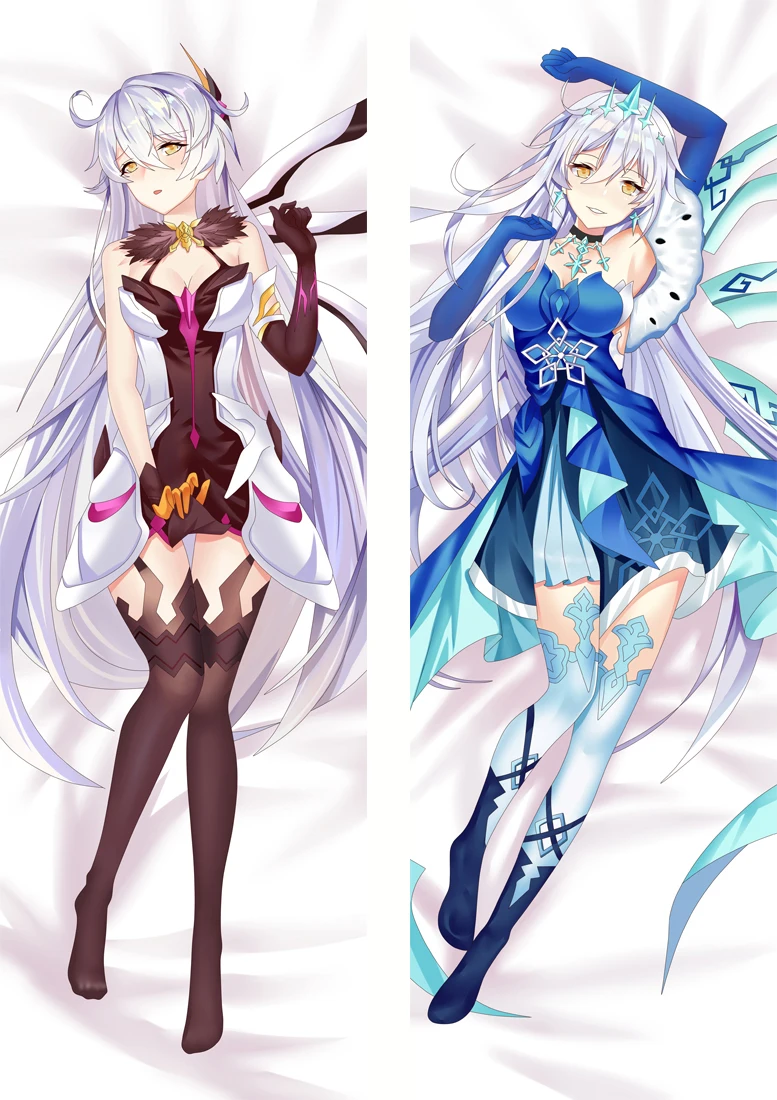 

50*180CM Game Honkai Impact 3 Kiana Kaslana Printed Pillow Case Bedroom Hugging Body Pillow Cover