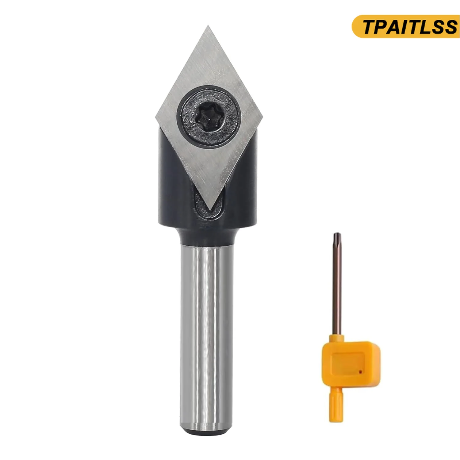 

Паз 60-градусная вставка, твердосплавный стиль, спойлборд, однофлейтовая концевая фреза для деревообработки, фреза с ЧПУ, станки с ЧПУ