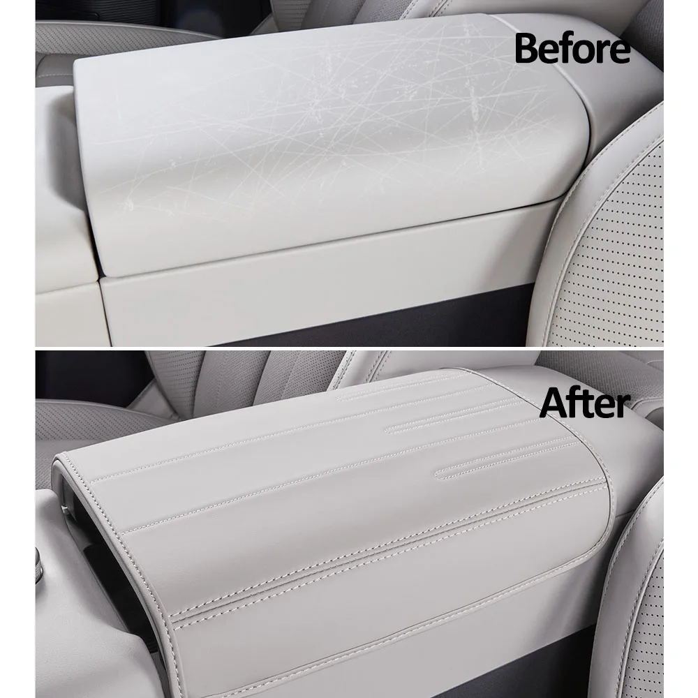 Handrail Box Protective Cover For BYD Leopard 7/Titanium 7/Super 7 Interior Accessories Original Color Leather Protective Pad