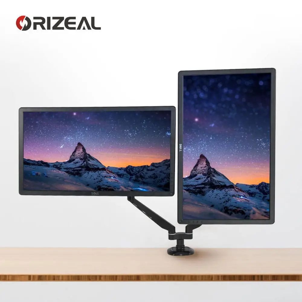 Wholesale Dual Screen Monitor Arm Stand For PC Computer Game