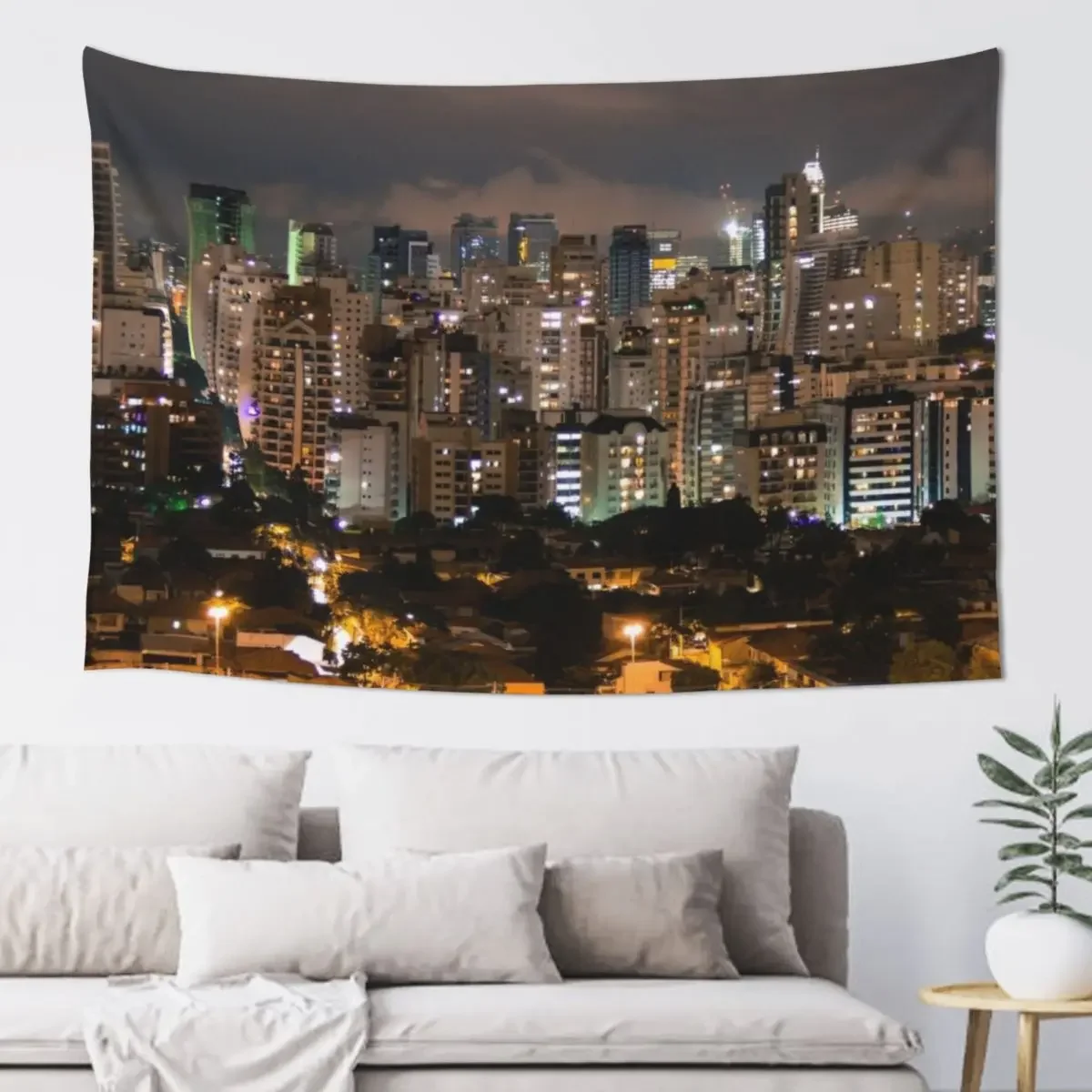 Sao Paulo Brazil Tapestry Bedroom Deco Decoration Bedroom Christmas Decoration Aesthetic Room Decoration Tapestry