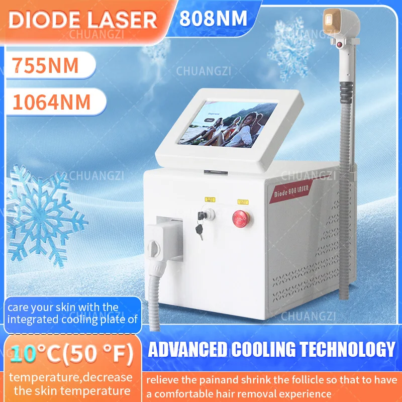 3500W Permanent Hair Removal Machine Hair Removal Laser Diode Painless Hair Removal Machine 755 808 1064 Hair Removal Laser