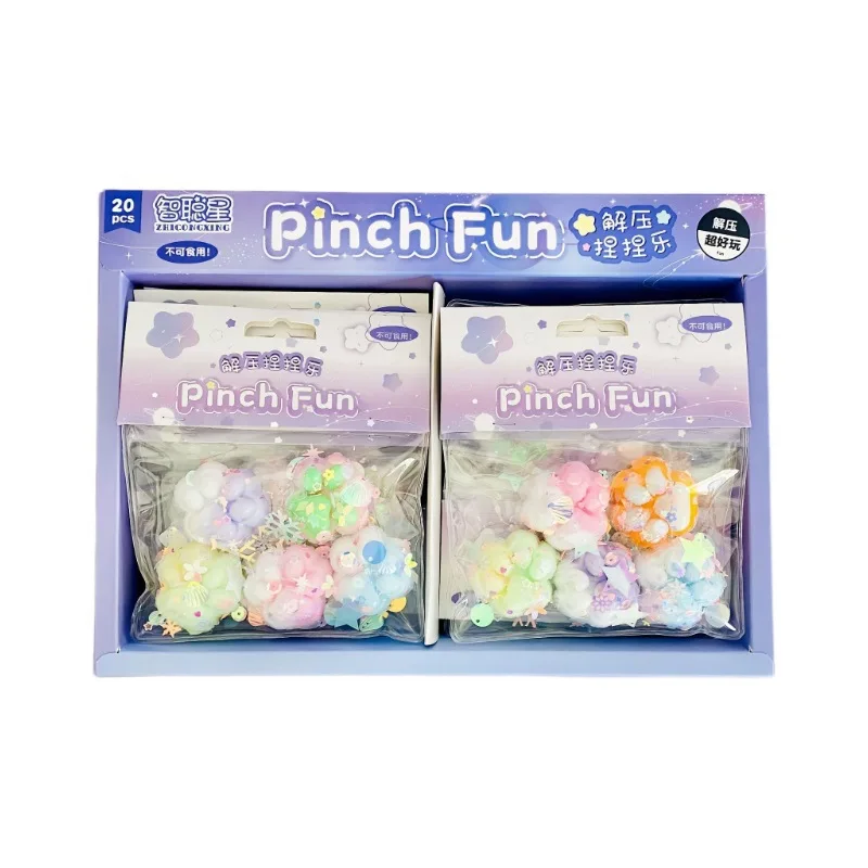 Mini garra de gato de cor macia, brinquedo de pitada para alívio do estresse, forma fofa, alívio do estresse, recuperação lenta, brinquedos sensoriais para adultos, presentes