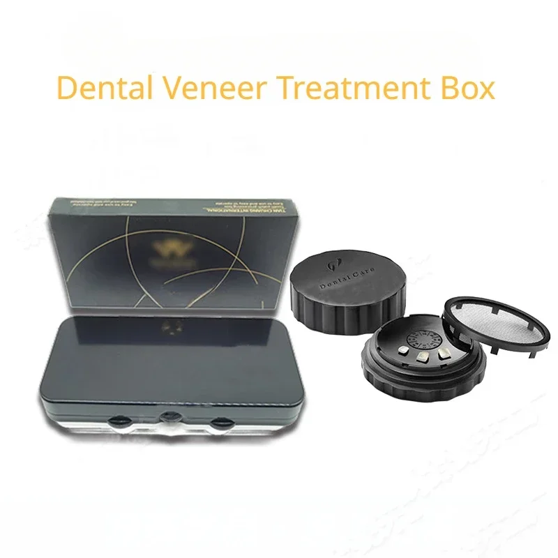 Portable Arrangement Teeth Cleaning Box Dental Porcelain Veneer Tooth Storage Case Round Square Boxes Dentistry Tool Instrument