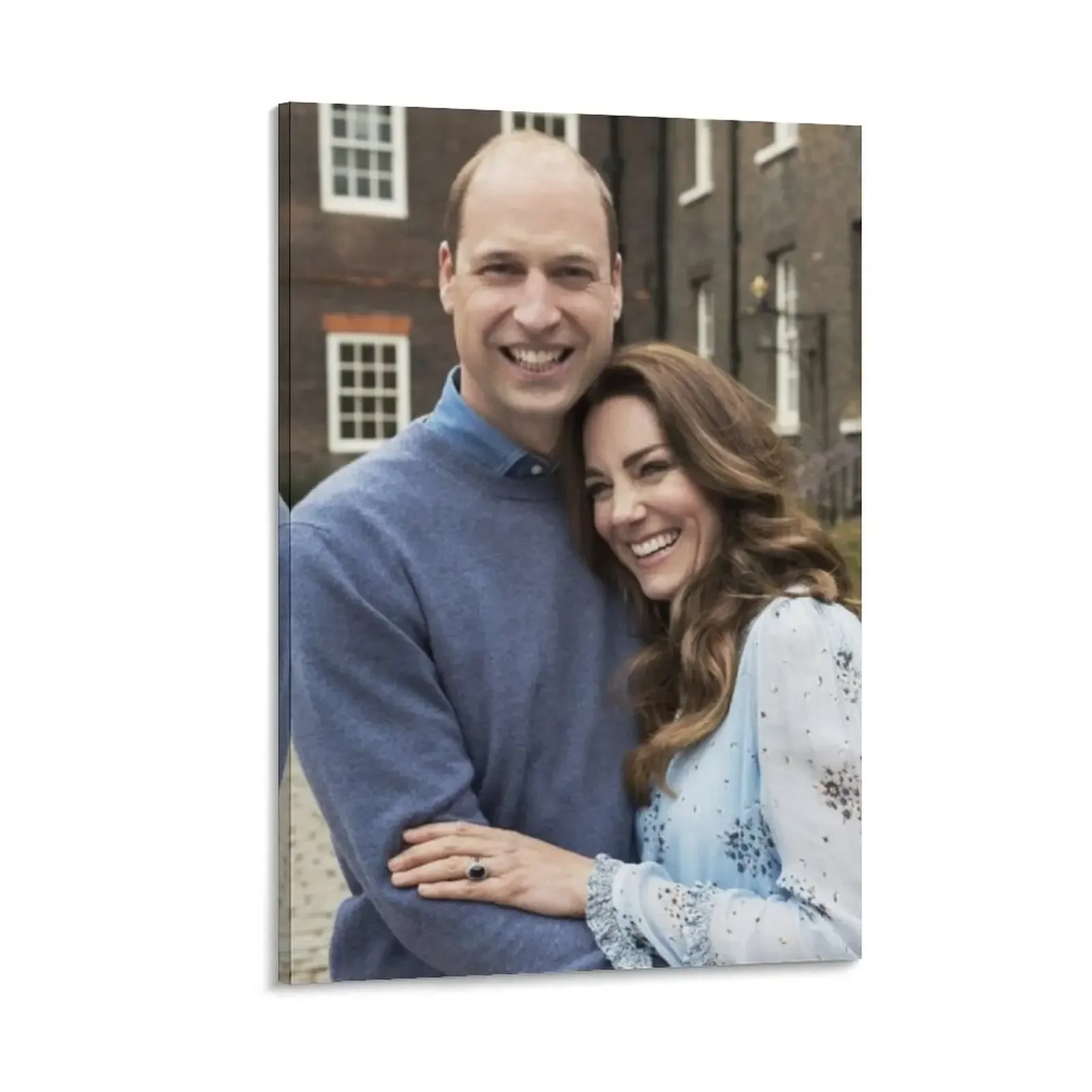 

Prince William and Kate Middleton Canvas Painting home decoration accessories posters anime Decorative painting for bedroom