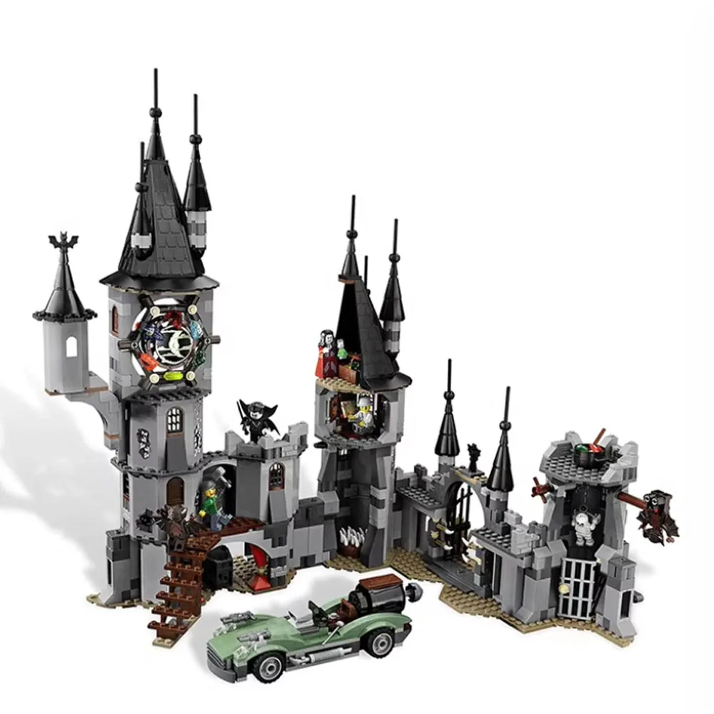 Creative Expert MOC 9468 Monster Fighters Vampyre Castle Model Building Blocks Brick Puzzle Toys Kids Birthday Gift 