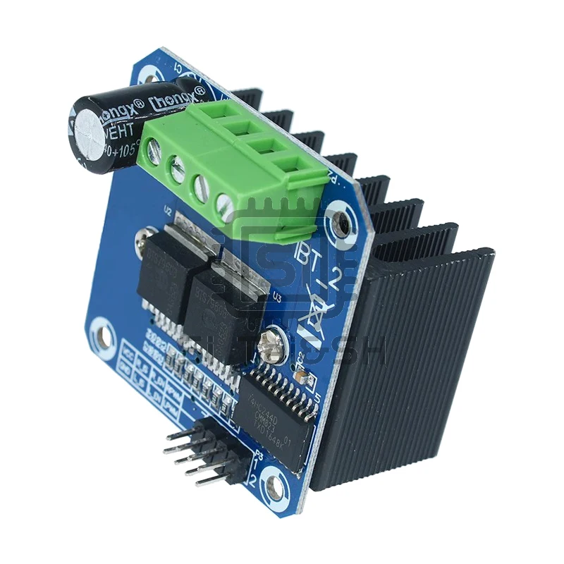 STRX H-Bridge High-Power Motor Driver Module, DIY Smart Car Current Diagnostic for Arduino, Double BTS7960, 43A, MoleWei