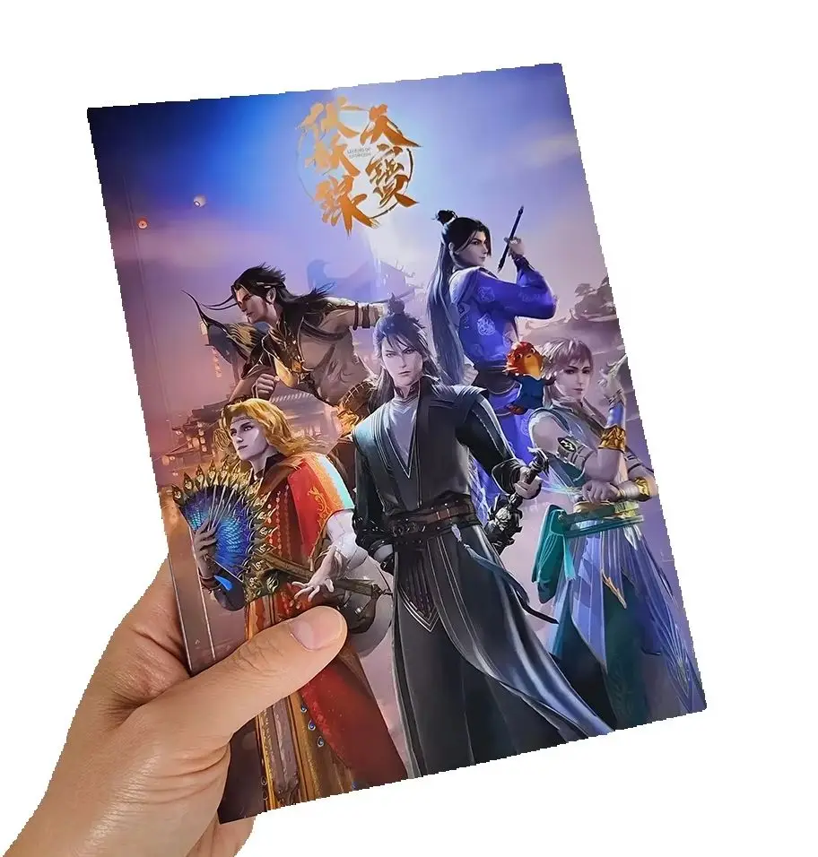 Tianbao Fuyao Lu Photo Album Book Cartoon Characters Illustration Photobook Badge Bookmark Comic Gift
