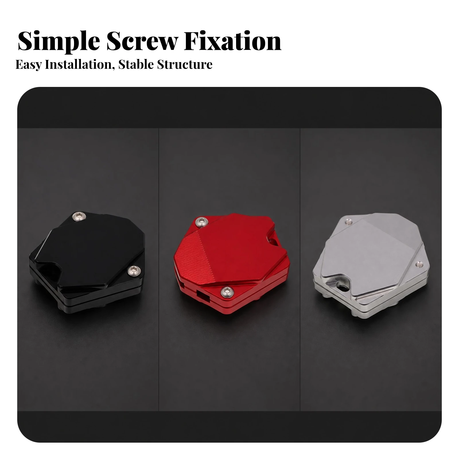 Motorbike Keychain Case Vehicle Accessory Faceted Design Scratch Resistant Lightweight Octagonal Key Shell Motorcycle Key Shell