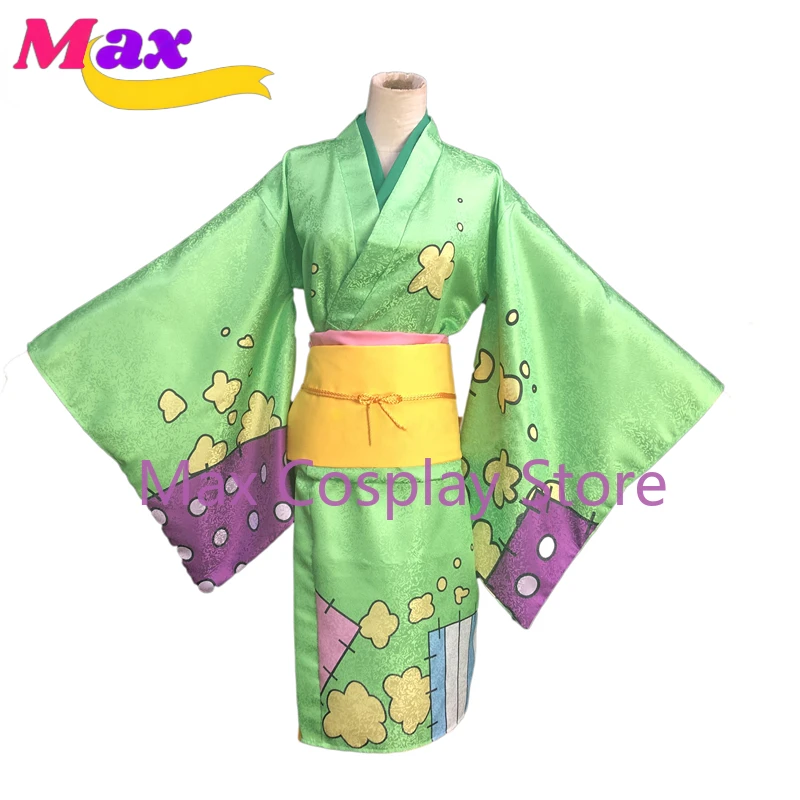 Anime Wano Country Otama Kimono Cosplay Costume Customized size