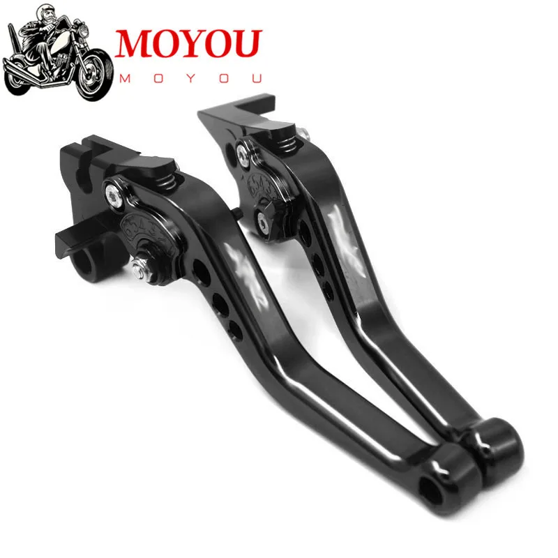 For 125Duke 200Duke 250Duke 390Duke Duke 125 200 250 390 Motorcycle short Adjustable brake clutch lever With LOGO DUKE