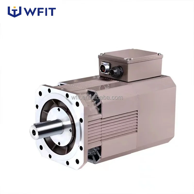 Coolant Through Spindle 10000rpm CTS Spindle Bt40 120mm ATC Water Cooling Belt Driven Spindle Set for CNC Milling - Image 5
