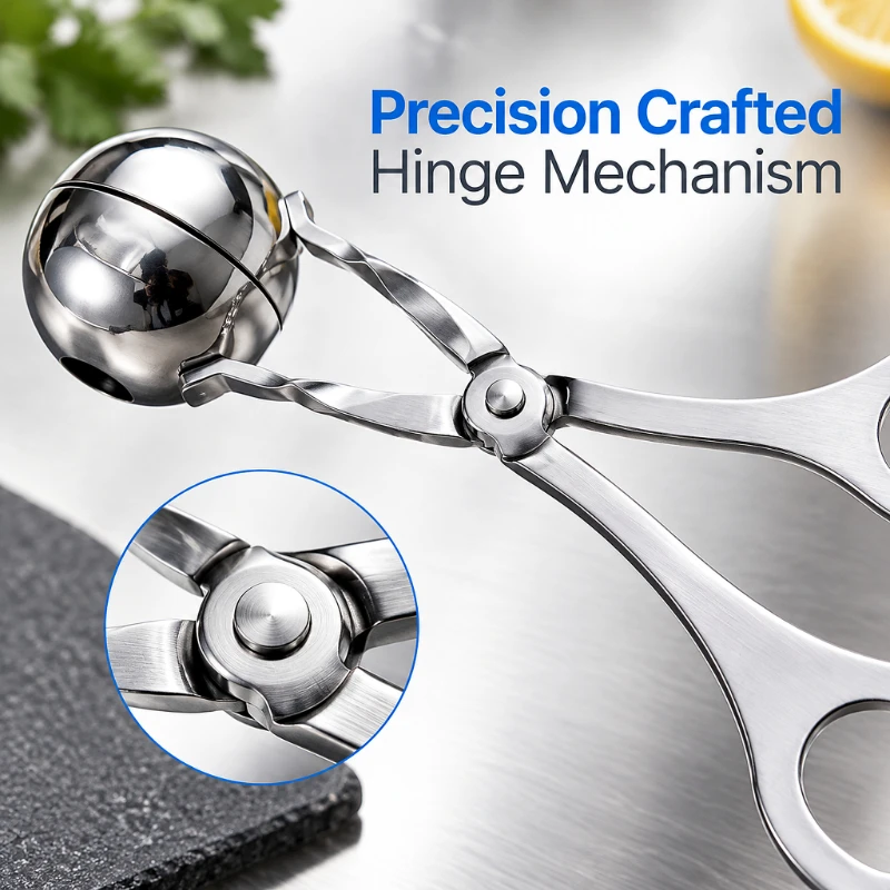 Stainless Steel Meatball Maker Clip, DIY Meat Ball Mold, Kitchen Gadget for Making Fish Balls, Rice Balls