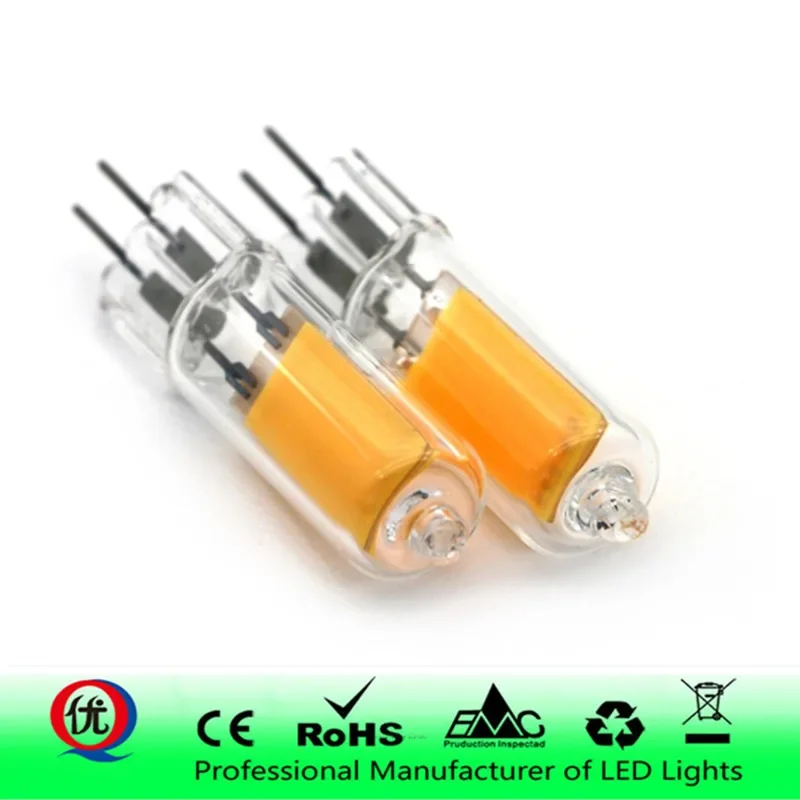 6W 9W 12W G4 LED COB Bulb 220V Glass LED G4 Light bulb 360 Beam Angle Replace 30W 40W 60W Halogen Lamp for Chandelier Spotlight