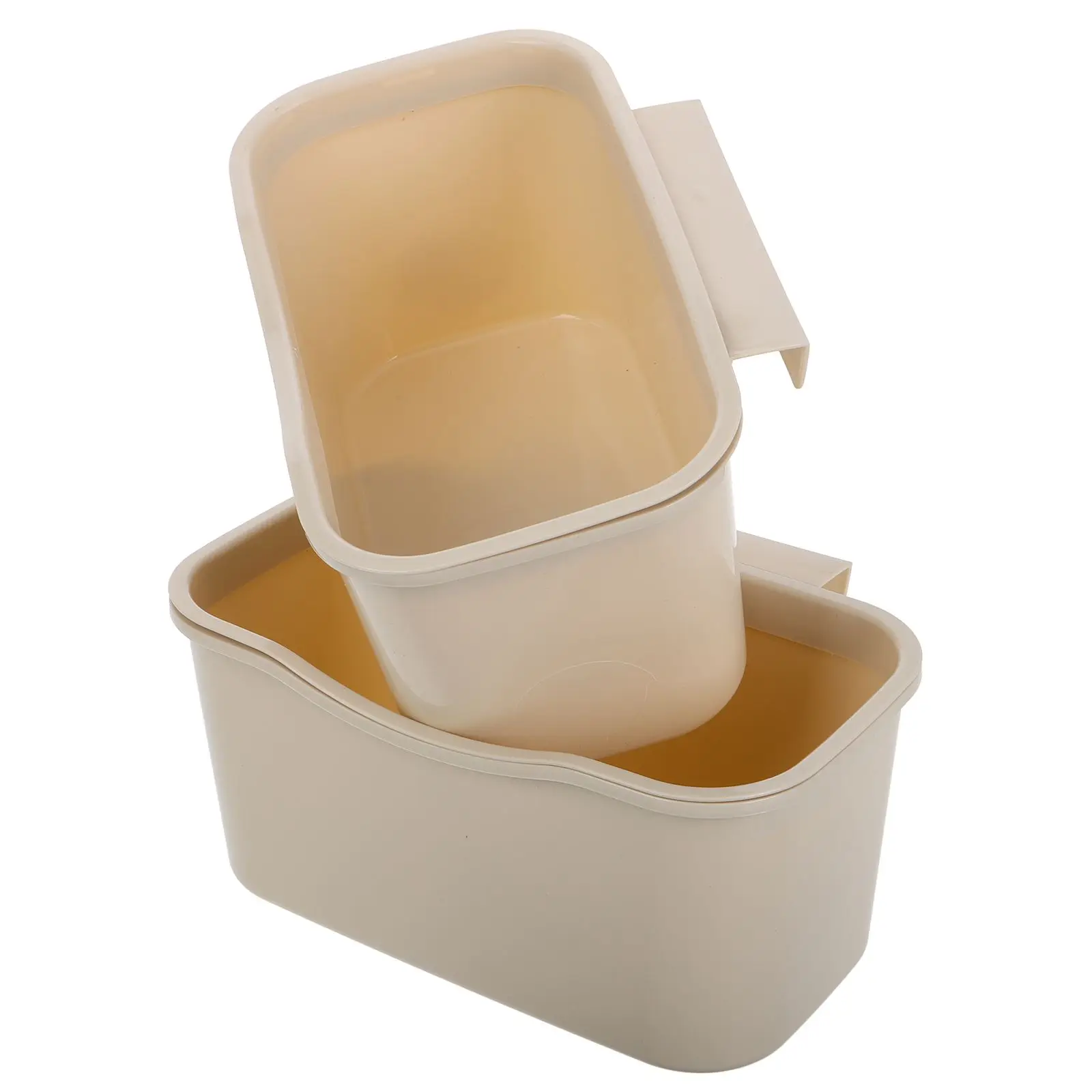 

2 Pcs Storage Basket Plastic Bunk Bed Bedside Hanging Bag Shelf Dorm Holder Organizer Hanging Storage Laundry Student