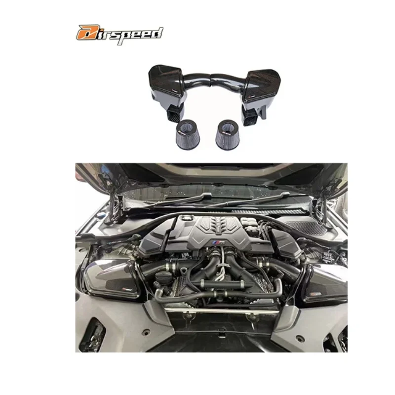 

Airspeed Real Car Data Development Dry Carbon Fiber Cold Air Intake System For bmws M5 F90 S63 4.4T