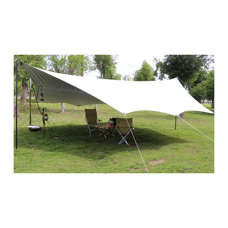 Outdoor Fly Tarp Camping Pop up Canopy  Picnic Wedding Tent Protection Sunshade Fishing Bbq Shelter Tarp Beach Tent