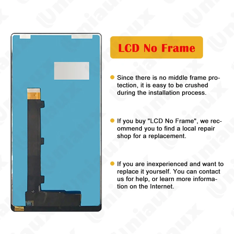 LCD Display Replacement for Xiaomi Mi Mix, Touch Screen, Digitizer Assembly, Mi Mix, Original, 6.4\