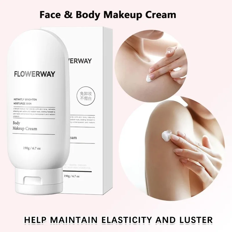 

Увлажняющий крем для тела Тональный крем Увлажняющий кожу Макияж Осветляет лицо и тело Покрывает пятна Нелипкий Легкий вес