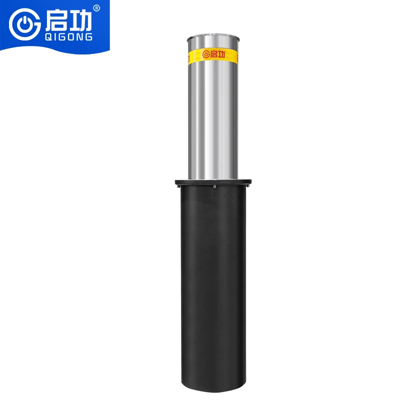 Automatic Rising Bollards Hydraulic Lifting Column Road Safety Barrier Electric Bollards Anti-Collision Feature Traffic Barriers
