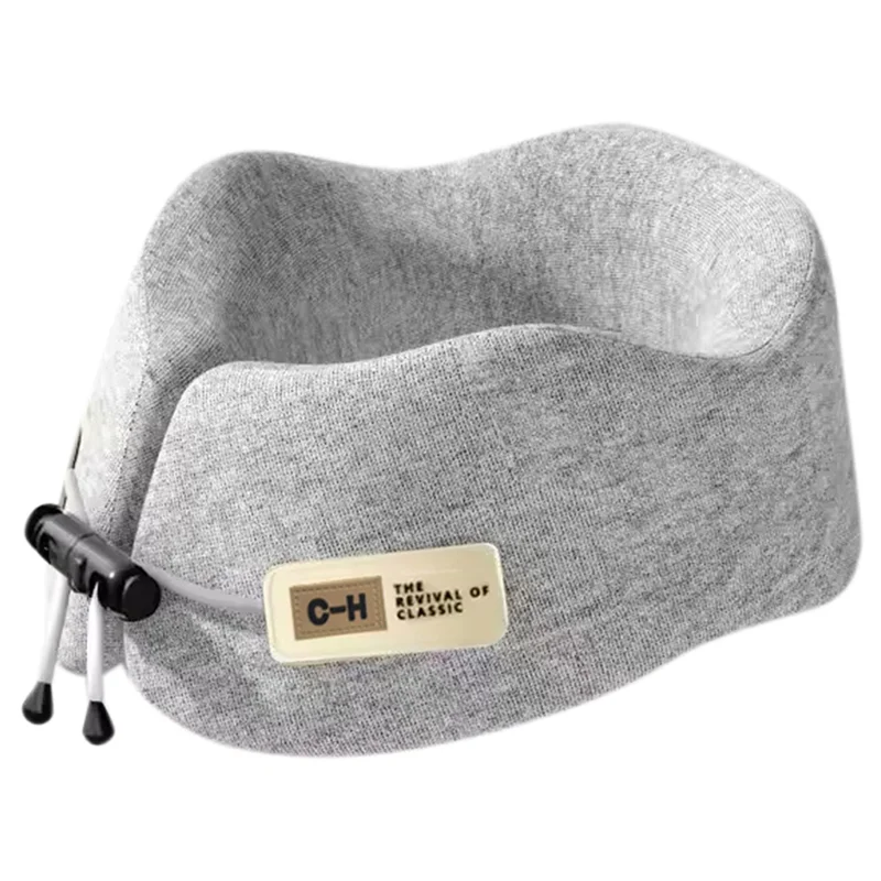 

Sleeping Pillow Shoulder Rest U-Shaped Memory Foam Pillow Travel Neck Support Airplane Trip Neck Cushion U-Cushion Dark Gray