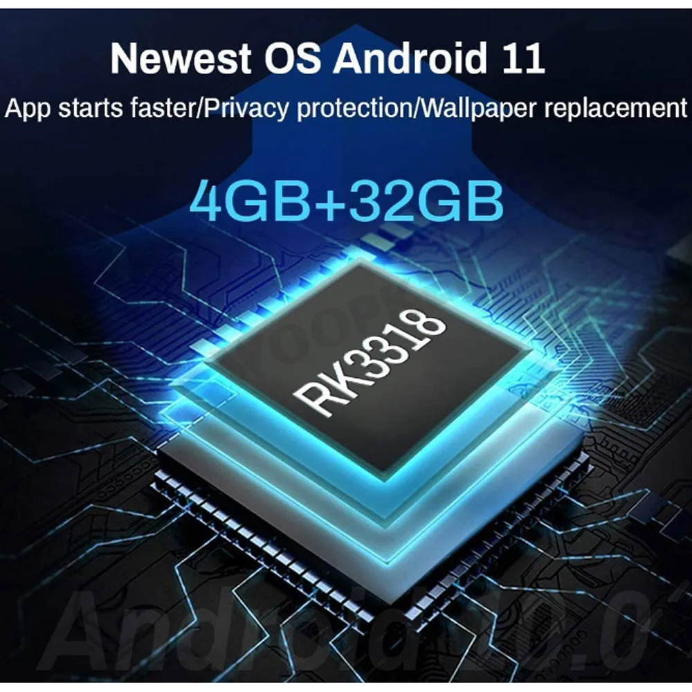 ТВ-приставка Woopker X88 PRO, 10 дюймов, Android 11