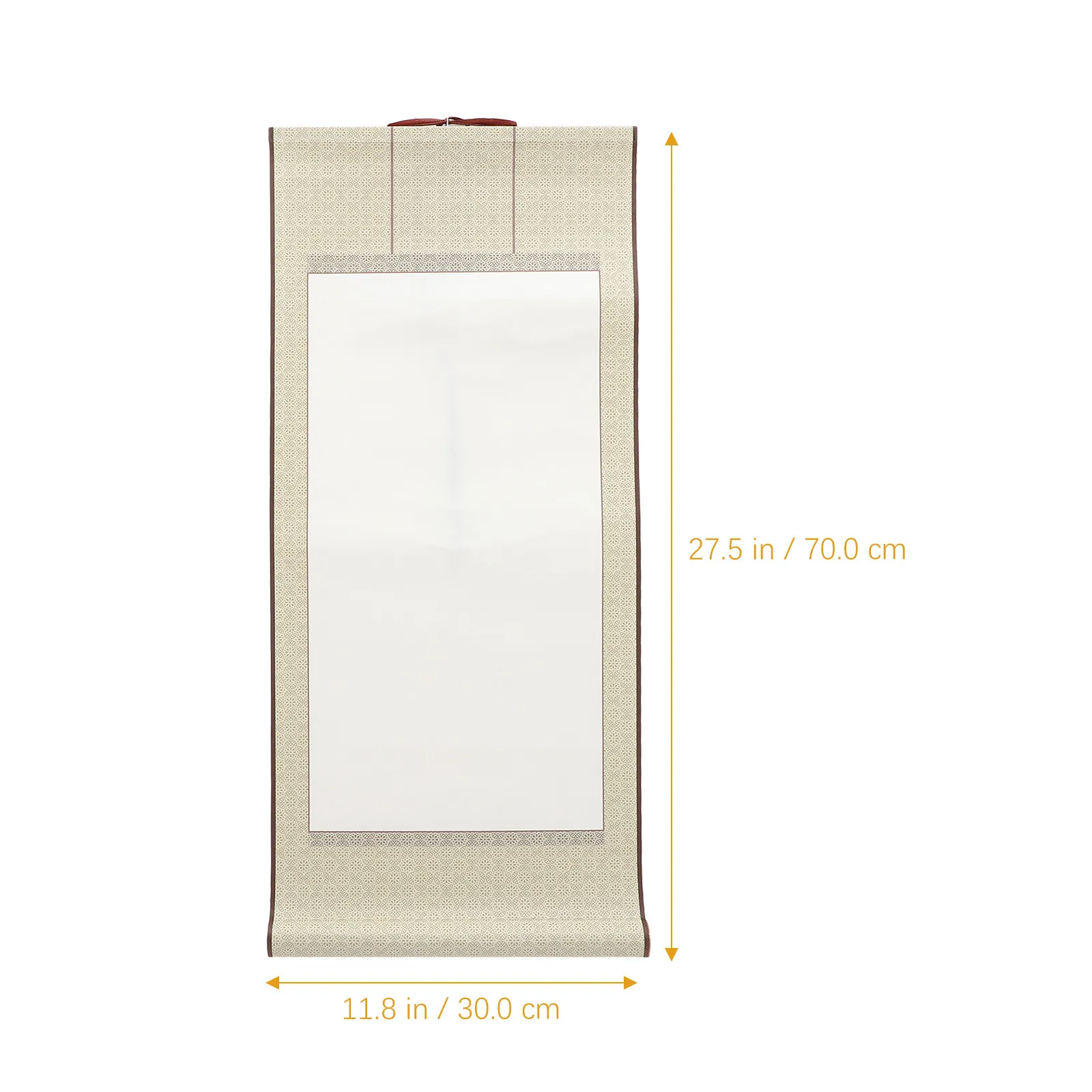 2Pcs Chinese Calligraphy Scroll Paper Blank Hanging Scroll for Writing Brush Ink Art Home Decoration Portable Practice Supply